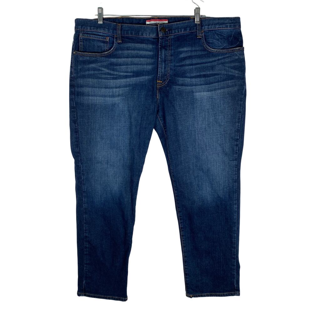Tommy Hilfiger Straight Sim Jeans Mens 42x28 Classic Casual Americana Y2K